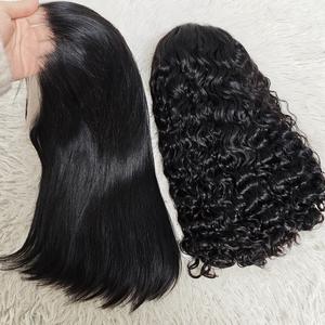 Letsfly Promotion 200% Short Bob <b>Wig</b> Straight Water Wave <b>Wig</b> <b>for</b> <b>Black</b> <b>Women</b> 13x4 Lace Front <b>Wig</b> Brazilian Virgin Hair - Product Image 1