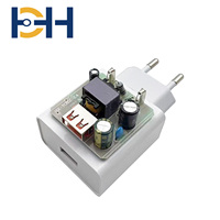 Carte de circuit imprimé de chargeur mobile USB HD-H 5V 12V 2A Alimentation électrique Conception personnalisée PCBA Modèle HX-TC601-2.4