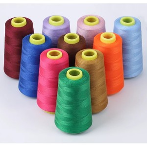 Chỉ may chất lượng cao Big Roll 402, 100% <span class=keywords><strong>polyester</strong></span>, dùng cho máy may lớn, may tay, thủ công DIY, nhiều màu sắc, có sẵn hàng - Product Image 1
