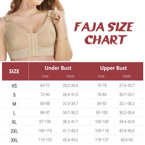 Crochets réglables de logo personnalisé de marque de distributeur <span class=keywords><strong>soutien</strong></span>-<span class=keywords><strong>gorge</strong></span> Faja de stade 2 de la chirurgie d'<span class=keywords><strong>augmentation</strong></span> <span class=keywords><strong>mammaire</strong></span> de la poitrine - Product Image 2