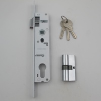 Serrures étroites de qualité supérieure en gros avec cylindre, corps de serrure à mortaise en métal pour porte de sécurité, entraxe 20/25/30