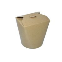 Chinesische Fabrik Kebab Gebratene Nudeln Verpackung Takeaway-Box für Döner Kraft-Nudelbox Dönerbox