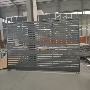 metal aluminum power coated decorative privacy garden fences panel