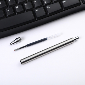 Luxury Metal Aesthetic Gel <strong>Pen</strong> Blue Ink Promotional 0.5mm Office &amp; School Use - Product Image 5