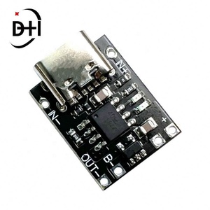 Panel de Carga Ultra Pequeño para Baterías de Litio, Módulo Cargador de Baterías de Litio Ternarias de 1A, 3.7V-4.2V, Tipo-C con Placa de Protección - Product Image 3