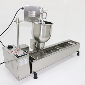 เครื่องทำโดนัทขนาดเล็ก 3 กิโลวัตต์ สำหรับทำโดนัทกรอบแบบคริสปี้ครีม อัตโนมัติ ยี่ห้อ Lil Orbits พร้อมอุปกรณ์ทอดแบบหยด วัสดุเกรดอาหาร - Product Image 2