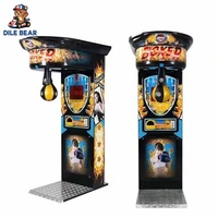 Machine de boxe pour enfants, machine de frappe professionnelle personnalisable, unité d'arcade multi-modèles à monnayeur, machine de boxe pour enfants