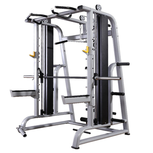 Machine Smith multifonctionnelle avec système de tirage et station de musculation à câble pour l'entraînement de la force du dos, de la poitrine et des bras - Product Image 6