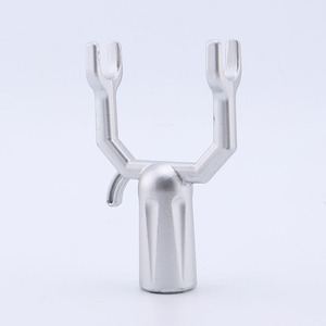 Fork-shaped Aluminum Alloy <b>Clothes</b> Drying Rack 4.8cm Wide Fork Head Adjustable For Home Use - Product Image 2