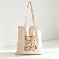 Sac à cordon personnalisé en toile imprimée motif dessin animé, respirant et anti-poussière, pour emballage de cadeaux de mariage, pochette pour bijoux et souvenirs