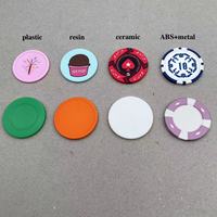 Jetons en plastique personnalisés avec vos logos - Vente en gros de jetons personnalisés pour jeux, durables, non toxiques, écologiques, 25x2mm, pour fêtes de casino