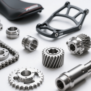 प्रत्यक्ष कारखाने थोक उच्च गुणवत्ता वाली मोटरसाइकिल सीएनसी कस्टम प्रसंस्करण भागों एल्यूमीनियम मिश्र धातु स्टेनलेस स्टील मशीनिंग सेवाएं - Product Image 4