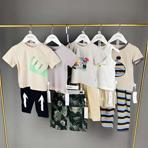 Conjunto de Ropa Infantil Unisex de 4 Estaciones SIN MARCA, Camiseta de Manga Corta y Pantalones, Edades 0-12 - Product Image 2