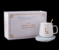 Tasse à café électrique, pour Sublimation, en céramique, 30 ml, Thermostat, boîte-cadeau, température constante à 55 degrés, USB