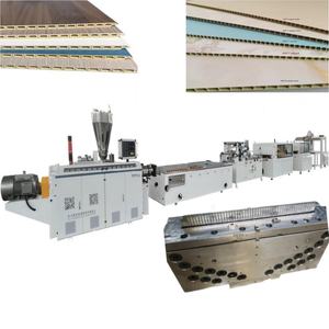 Paneles de Pared de PVC Modernos, Antiarañazos, Textura de Mármol, Impermeables, Máquina para Fabricar Revestimientos de Paredes Interiores, Rodamiento de Motor, Doble Tornillo - Product Image 3