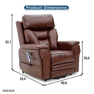 Geeksofa Chaise inclinable à cinq moteurs électriques avec appui-tête électrique et soutien lombaire <span class=keywords><strong>pour</strong></span> les personnes âgées. - Product Image 6