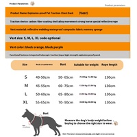 Nouveau gilet de traction rétractable anti-explosion pour chien, laisse de traction automatique intégrée, fermeture à bouton