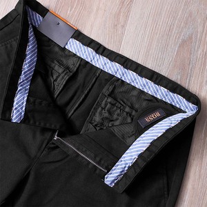 Vendita diretta in fabbrica <span class=keywords><strong>pantaloni</strong></span> da <span class=keywords><strong>uomo</strong></span> di fascia alta da <span class=keywords><strong>uomo</strong></span> alla moda primavera nuovi <span class=keywords><strong>pantaloni</strong></span> Casual Versatile taglio dritto in tessuto di tela - Product Image 4