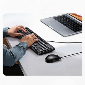 UGREEN MK331 Wired <b>Keyboard</b> Mouse Combo 104 Keys Membrane Silent <b>Keyboard</b> Set - Product Image 5