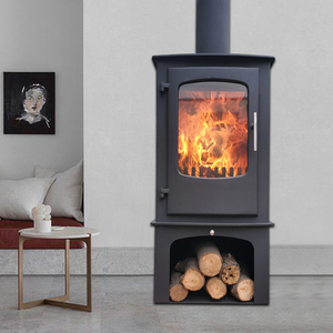<strong>Slow</strong> Combustion <strong>Log</strong> Burner 12kW, Freestanding Fireplace for Large Living Room SA - Product Image 6