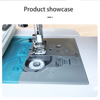 Machine à coudre et à broder informatisée avec écran tactile LCD, design personnalisé