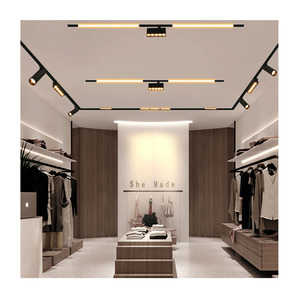 Rail lumineux LED moderne en aluminium 3500K blanc chaud SMD dimmable à montage en surface pour magasin de détail - Product Image 6