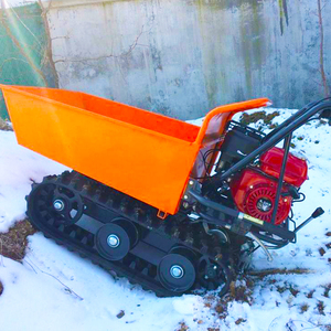 Miễn phí vận chuyển nông nghiệp đứng lái xe 500kg thủy lực trang web nhỏ Xe tải loader mini điện Crawler barrow Dumper - Product Image 6