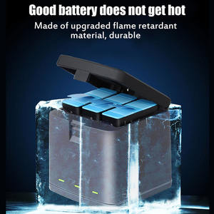 KAMPHO-Batterie pour <span class=keywords><strong>GoPro</strong></span> <span class=keywords><strong>Hero</strong></span> 12 11 <span class=keywords><strong>10</strong></span> 9 Li-ion, stockage rapide rechargeable - Product Image 2