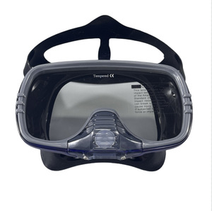 Máscara de <span class=keywords><strong>Buceo</strong></span> y Snorkel Integrada de Visión Amplia <span class=keywords><strong>con</strong></span> Válvula de Drenaje Automática y Lentes de Vidrio Templado - Product Image 2