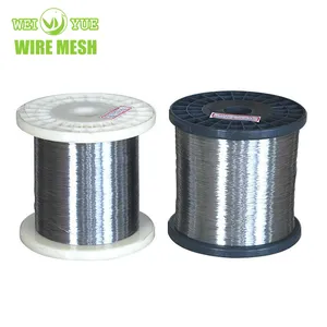 Personnalisé 304 316 produits tressés souples fil de tissage brillant rouleau de fil tissé fin en acier inoxydable
