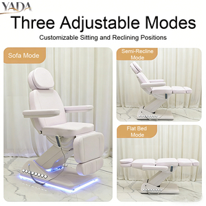 Nouvelle arrivée : Lit de beauté hydraulique, lit facial électrique, lit de massage inclinable réglable pour salon d'esthétique, avec certificat CE - Product Image 5