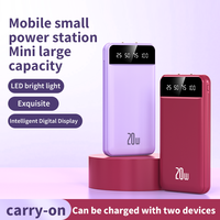 Banco de Energía Portátil Mini Delgado de Nuevo Estilo, 10000 mAh, Doble USB, Iluminación LED, Banco de Energía de 10000 mAh
