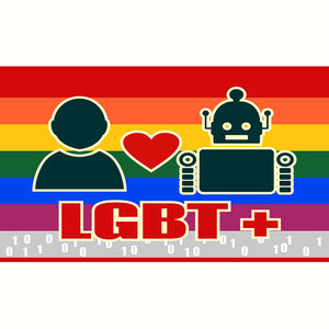 Relations entre humains et robots Drapeaux Lgbt Gay Pride Transgenre Bisexuel Bannière Drapeau - Product Image 3
