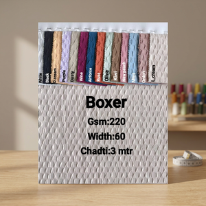 ผ้าวาฟเฟิลลายรังผึ้งพรีเมียม 220 GSM ผ้าทอลายรังผึ้งกว้าง 60 นิ้ว สำหรับเสื้อผ้าและของตกแต่งบ้าน - Product Image 3