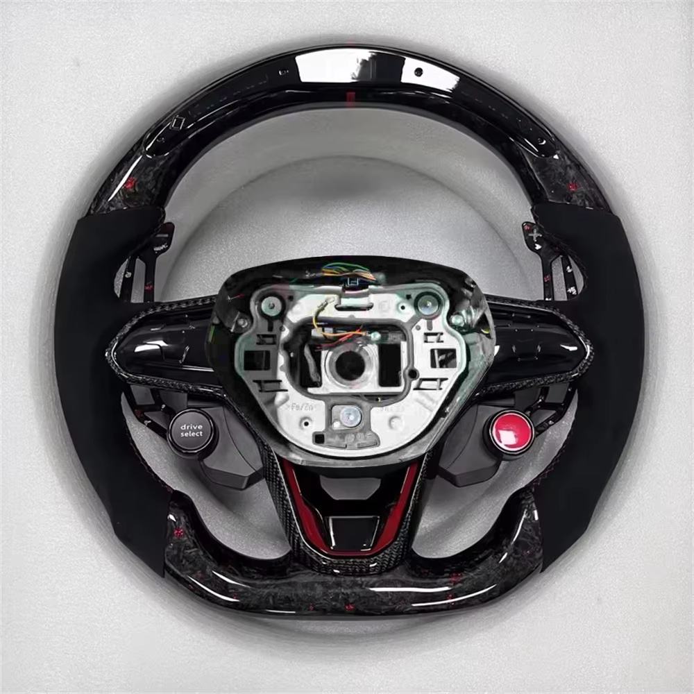 Hot Sale Carbon Fiber Alcantara Leather with Shift paddles