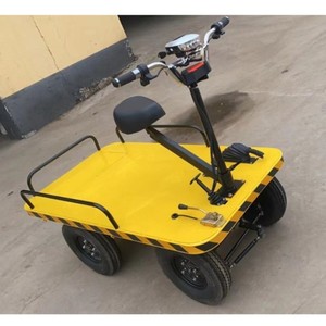 Electric <strong>Flat</strong> Transport Vehicle Used Golf <strong>Cart</strong> Rear Seat Electric Cargo Trolley - Product Image 2