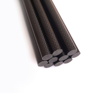 Tiges solides en fibre de carbone 3K personnalisées |   Barres rondes durables de différents diamètres - Product Image 5
