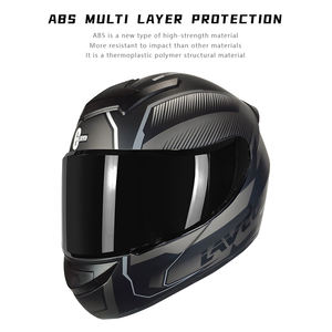 หมวกกันน็อคเต็มใบสำหรับรถจักรยานยนต์ ขายส่ง ได้รับการรับรองมาตรฐาน DOT วัสดุ ABS ใหม่  รับทำโลโก้ ป้องกันการกระแทก แบบพับได้ รุ่นฮิต - Product Image 2