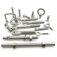 High Strength Alloy Steel Tap Full Thread ASTM A193 B7 Double End Thread Rod Stud Bolt and Nuts