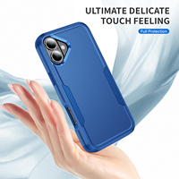 Housse hybride pour iPhone 16 14 Plus 15 13 12Pro Max Antichoc Robuste Protection Armure Heavy Duty 3 couches Housse Durable
