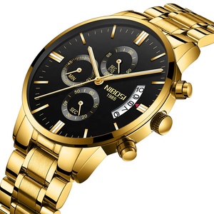 NIBOSI 2309 Orologio al Quarzo di Lusso da Uomo, Impermeabile, Classico con Tre Quadranti e Sei Lancette - Product Image 1