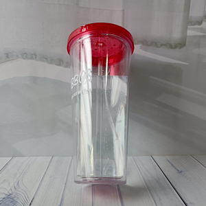 BPA Free <strong>Clear</strong> Reusable <strong>Tumbler</strong> Cup Double Wall Acrylic <strong>Plastic</strong> Water <strong>Tumblers</strong> With Lid and Straw - Product Image 3