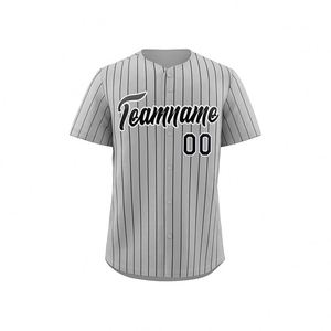 2025 New Style Free Design Cheap Button <b>Down</b> Baseball Shirts - Product Image 1