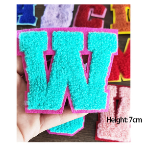 Báo Chí Nhiệt Truyền Nhiệt Cho Mũ Thêu Chenille Cho Quần Áo Số <span class=keywords><strong>L</strong></span>ượng <span class=keywords><strong>L</strong></span>ớn Cho Mũ Quần Áo Thêu Sắt Trên Thư Các Bản Vá <span class=keywords><strong>L</strong></span>ỗi - Product Image 3