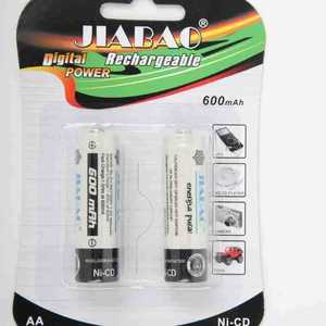 Batteries rechargeables au nickel-cadmium Jiabao No7 No5 pour lampe torche et jouets, format <span class=keywords><strong>AAA</strong></span>/AA, 350 mAh et 600 mAh - Product Image 3