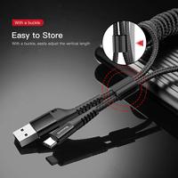 Câble USB Type-C rétractable (0,9 m) à chargement rapide et transfert de données haute vitesse pour S10/S9/S8/Note 9/8 Moto