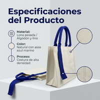 Sac fourre-tout en toile personnalisable tridimensionnel, poignées renforcées haute densité, vente en gros