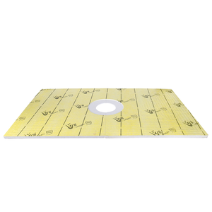 Kit <span class=keywords><strong>de</strong></span> receveur <span class=keywords><strong>de</strong></span> <span class=keywords><strong>douche</strong></span> moderne et léger en EPS 60" x 38" |   Membrane d'étanchéité pré-calculée pour drain central <span class=keywords><strong>de</strong></span> 6,3 pouces, installation facile et sûre - Product Image 4