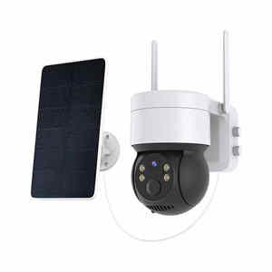 4MP <span class=keywords><strong>ICSEE</strong></span> Solar PIR Sistema de cámara de seguridad inalámbrica 360 <span class=keywords><strong>Web</strong></span> PTZ WiFi exterior 2,4 Ghz Visión nocturna CCTV Cámara de red Hogar - Product Image 5