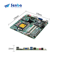 Placa Madre ITX-D81_D6L H81 Compatible con LGA1150 DDR3 2*HD1.4 SSD Mini-pcie Ranura SIM LPT DC 19V